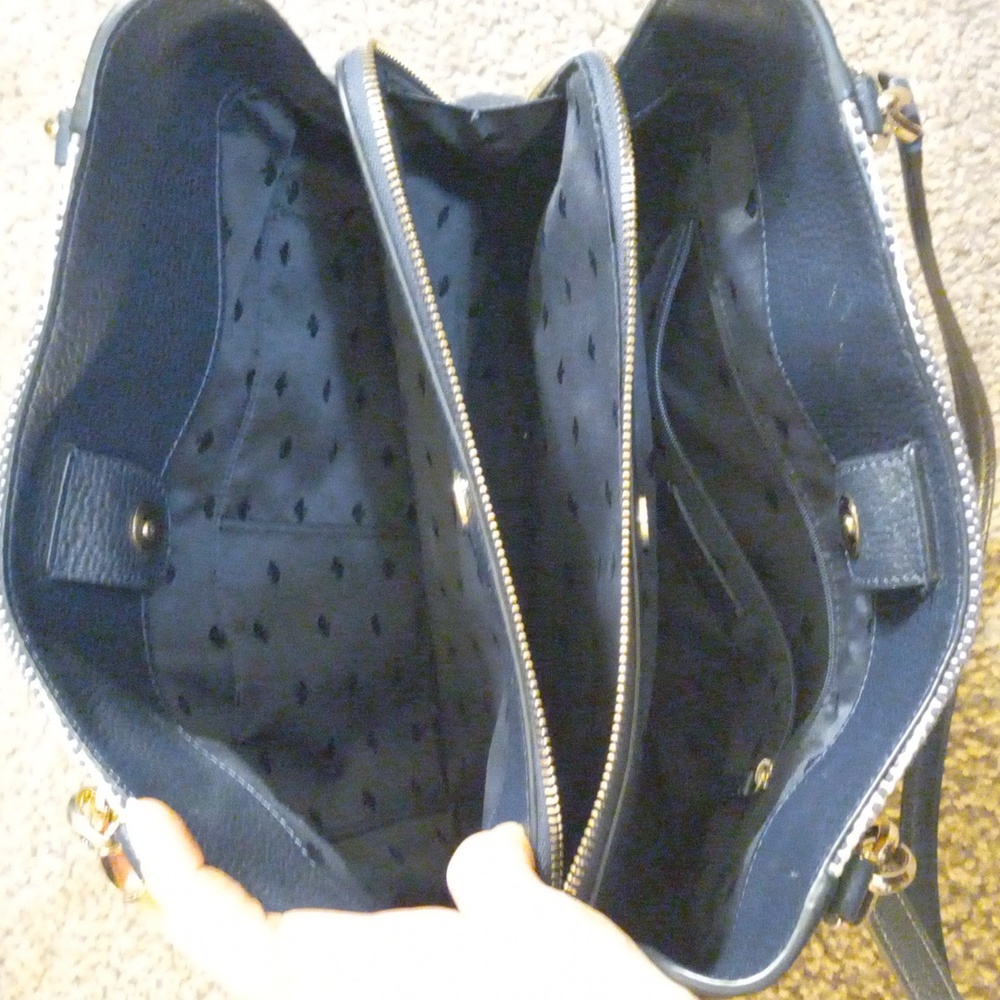 Kate Spade multicolored & navy blue beautiful bag - Picture 8 of 15